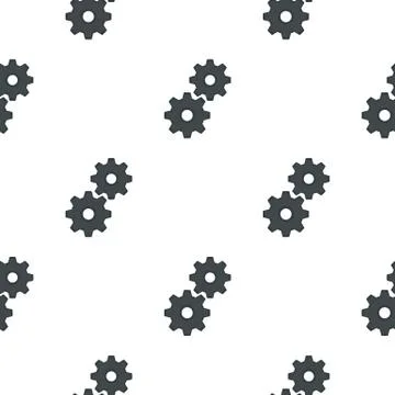 Gear pattern flat イラスト素材