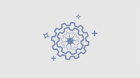 Gear rotation animated 库存影片 332691179