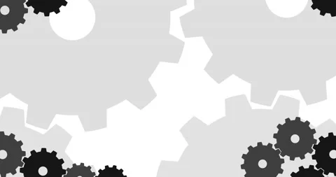 Gear Rotation Background Stock Footage 204779669