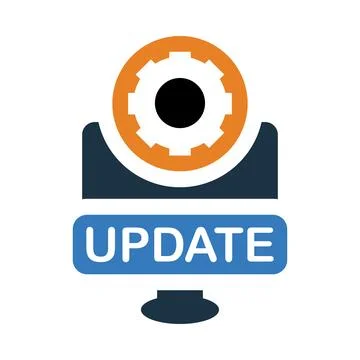 Gear, setting, update, software, setting update icon Stock Illustration