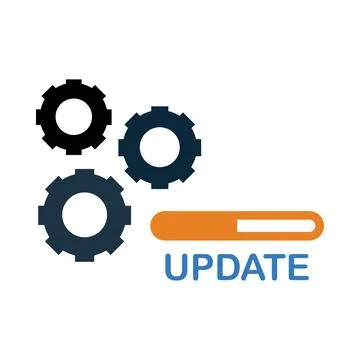 Gear, setting, update, software, setting update icon Stock Illustration