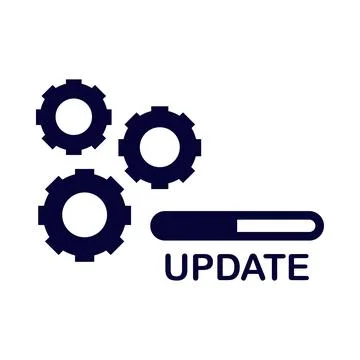 Gear, setting, update, software, setting update icon Stock Illustration