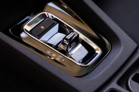 Gear shift in a car Stock Photos