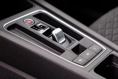 Gear shift in a car Stock-Fotos