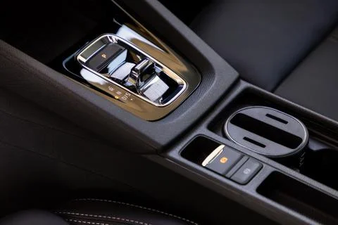 Gear shift in a car Stock Photos