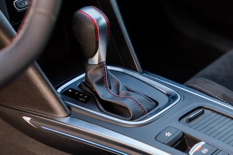 Gear shift in a car Stock Photos