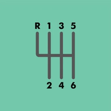 Gear Shift Иллюстрация