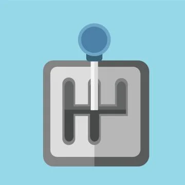Gear Stick Illustrazione stock