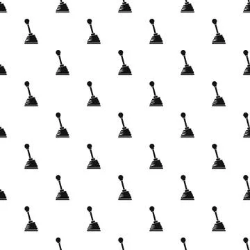 Gear stick pattern vector Stock Illustration