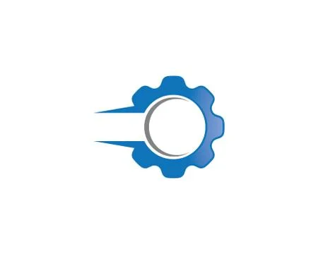 Gear symbol vector icon Stock Illustration