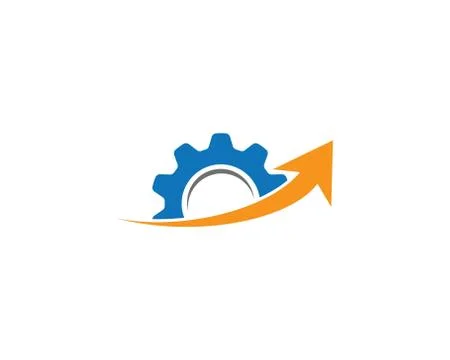 Gear symbol vector icon イラスト素材