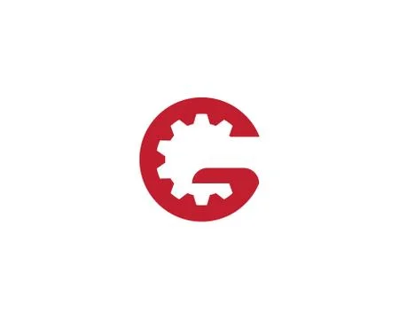 Gear symbol vector icon 库存插图