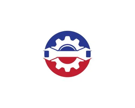 Gear symbol vector icon Stock Illustration