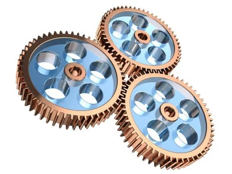 Gear system Stock Illustration