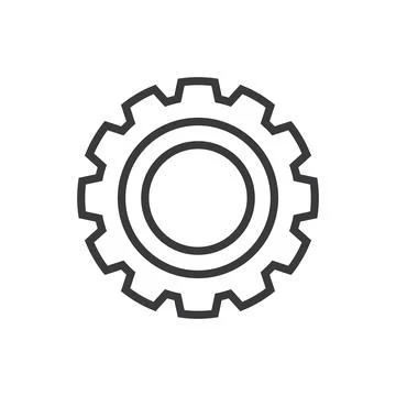 Gear technology logo Stock-Illustration