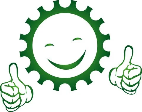 Gear, tools, locksmith, mechanic, logo Stock Illustration