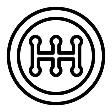 Gear transmission Vector Icon Design Illustration Stock Illustration