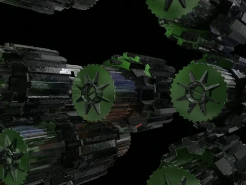Gear Tubes Stock Footage 792167