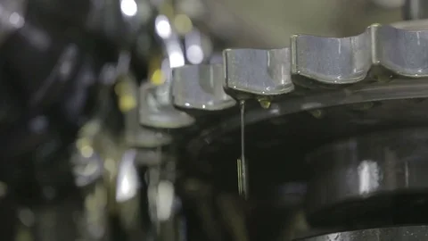 Gear turnery close up Stock Footage 77076773