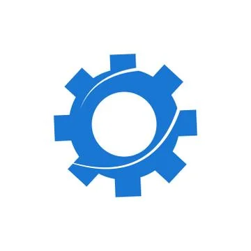 Gear vector design template illustration Stock Illustration