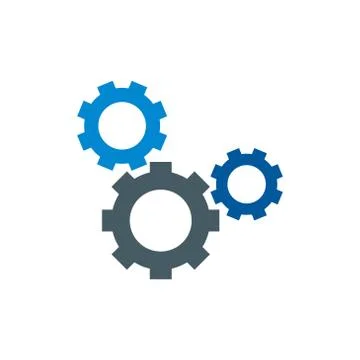 Gear vector design template illustration Stock Illustration