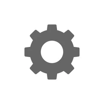 Gear vector icon Stock Illustration