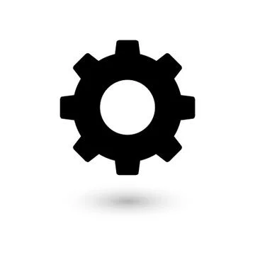 Gear vector icon Stock Illustration