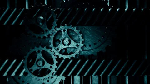 Gear Video Loop V1 Stock Footage 93999709