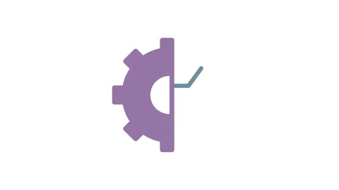 A gear wheel featuring red dots positioned on its surface. Stock Footage 332849779