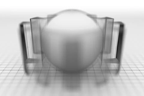 Gear wheel isometric model. Illustrazione stock