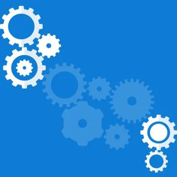 Gear wheel or cog back ground. Mechanism back ground.There is space to put te Stock Illustration