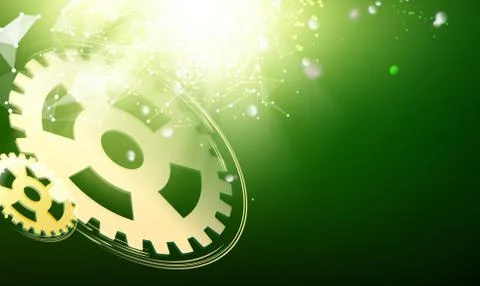 Gear wheells Stock Illustration