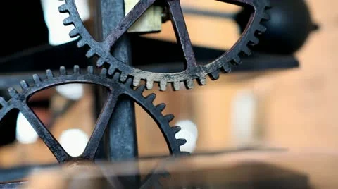 Gear wheels Stock Footage 10831383