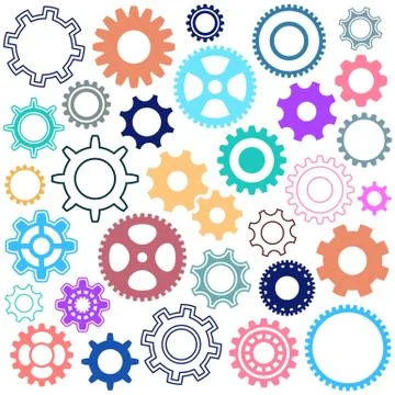 Gear wheels イラスト素材