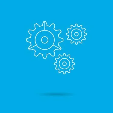 Gear wheels Stock Illustration