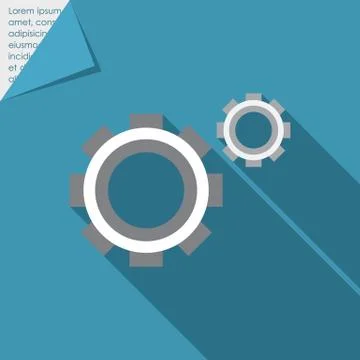 Gear wheels Stock-Illustration