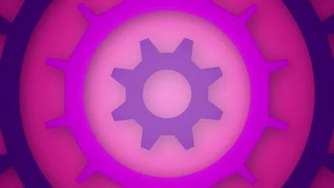 Gear wheels rotating seamless loop motion background Vidéo 344972008