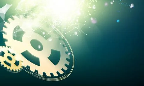 Gear whells Stock Illustration