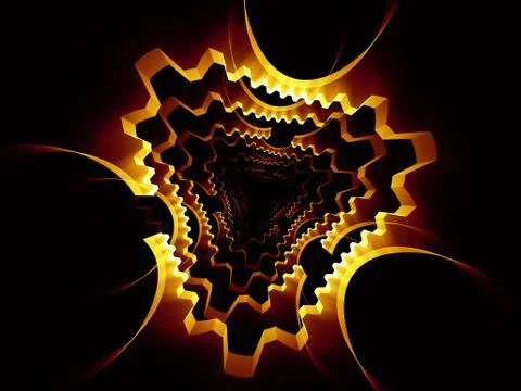 Gear World Stock Illustration