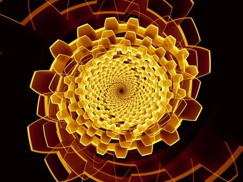 Gear World Stock Illustration