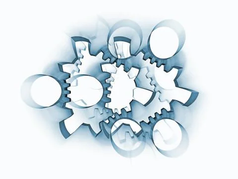 Gear World Stock Illustration