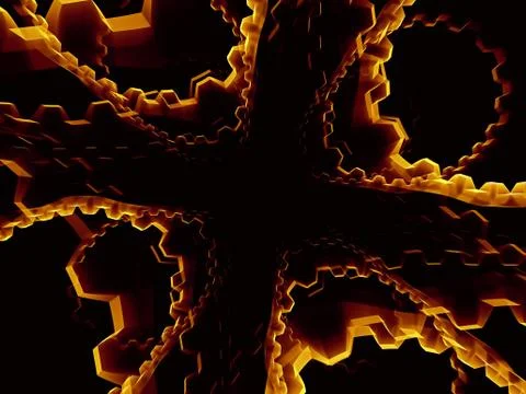 Gear World Stock Illustration