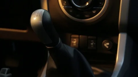Gearbox joystick Stock Footage 77047819