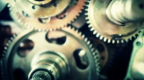 Gearbox mechanism Stock Footage 37946064