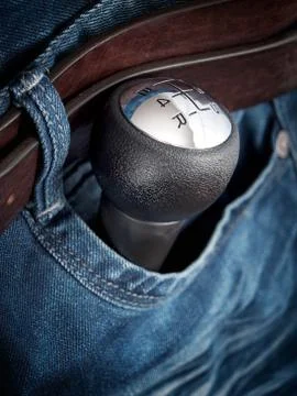 Gearbox in the pocket Stock Photos