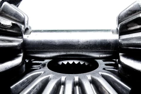 Gearbox reducer part closeup Foto stock