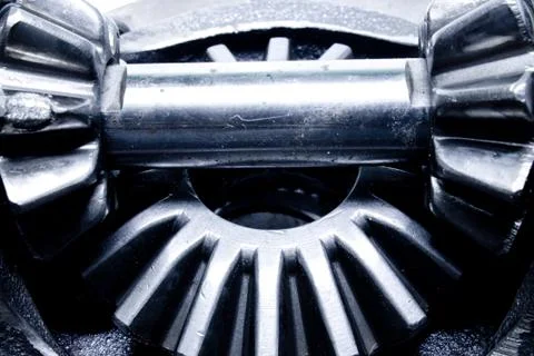 Gearbox reducer part closeup Foto stock