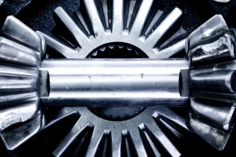 Gearbox reducer part closeup Stock-Fotos