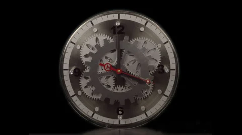 Geared Clock 스톡 동영상 35252348