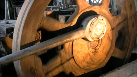 Gearing mechanism loop with sound Stock Footage 87747505